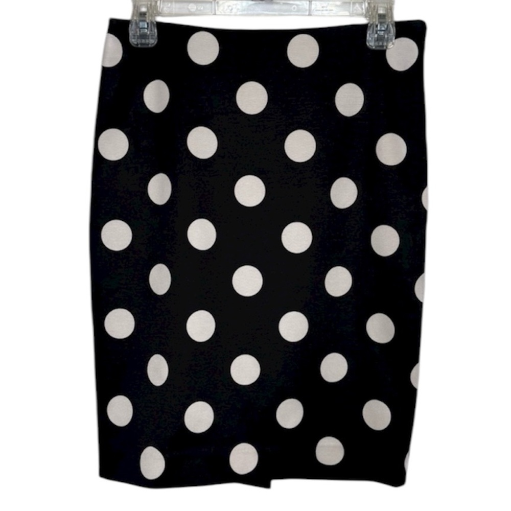 The Limited | Polka Dot Black and White Pencil Skirt
